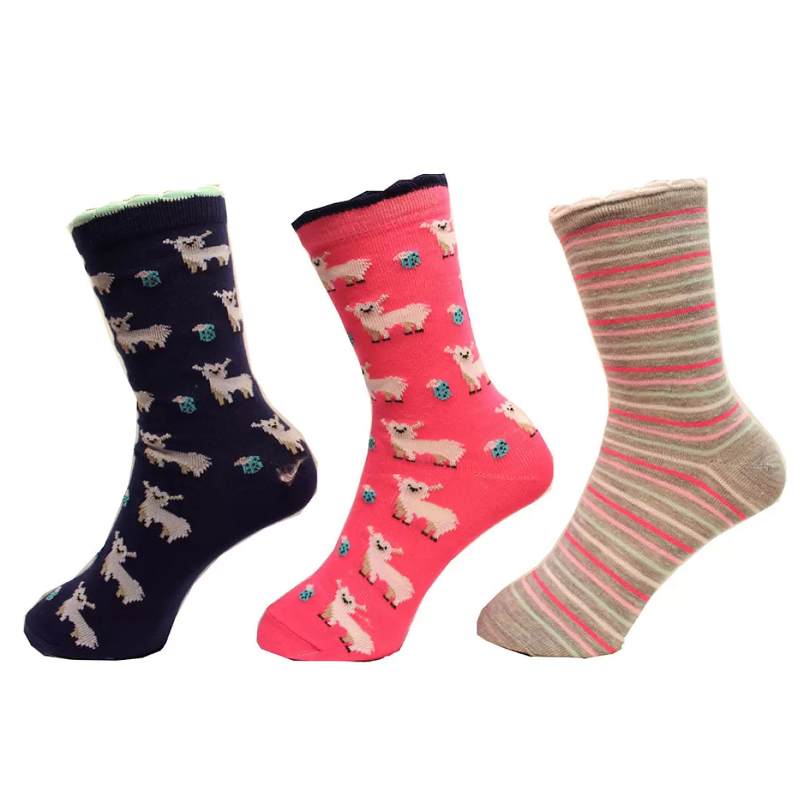 Yellow Shoes Point Zero 3 Pairs Of Socks For Kids Size 5-8