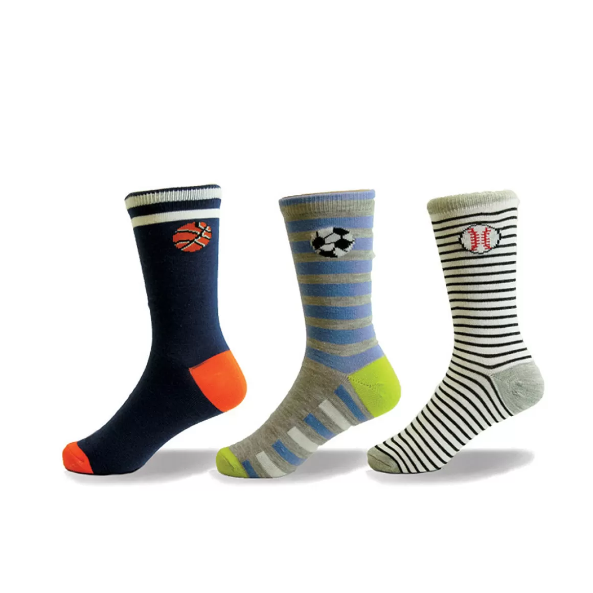 Yellow Shoes Point Zero - 3 Pairs Of Socks For Kids Size 8-11