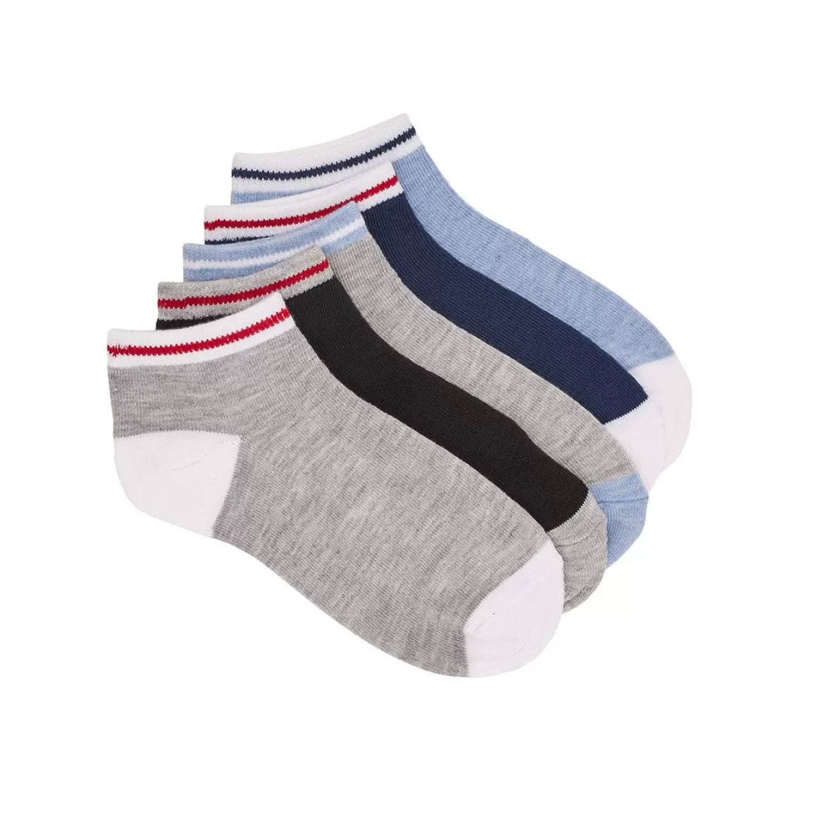 Yellow Shoes Point Zero - 5 Pairs Of Socks For Kids Size 8-11