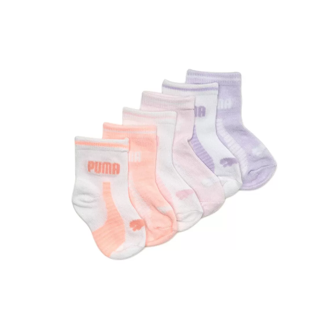 Yellow Shoes Puma | 6 Pairs Of Socks For Babies 0-12 Months
