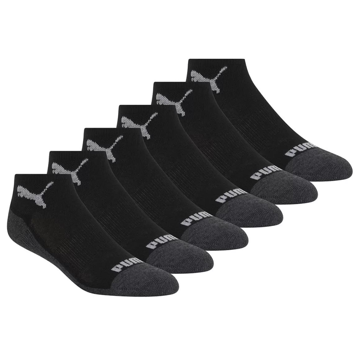 Yellow Shoes Puma | 6 Pairs Of Socks For Kids Size 5-6.5