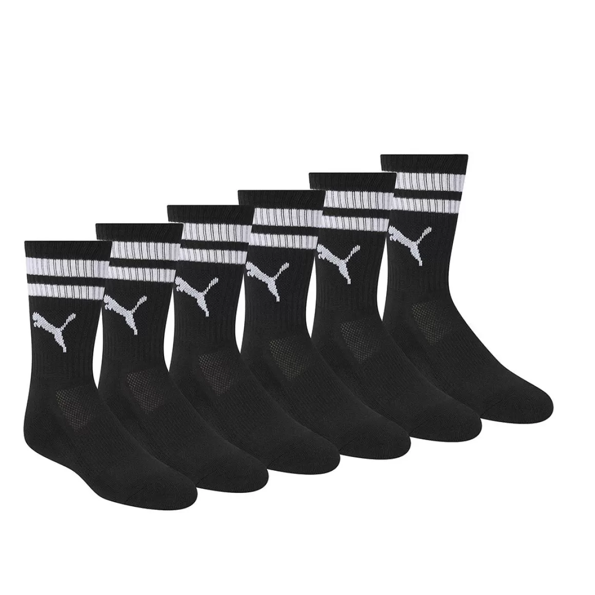 Yellow Shoes Puma | 6 Pairs Of Socks For Kids Size 7-8.5