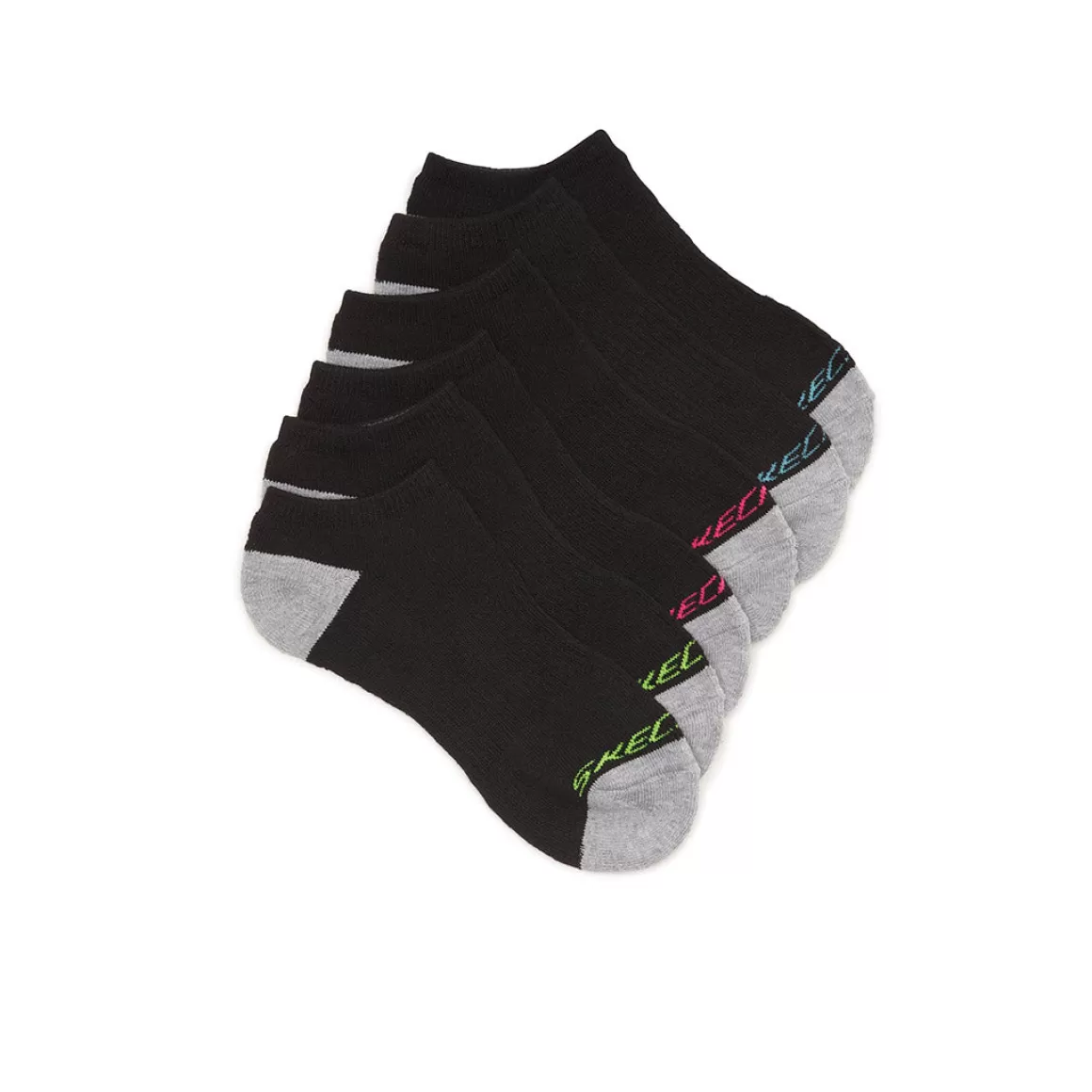 Yellow Shoes Skechers - 6 Pairs Of Socks For Women